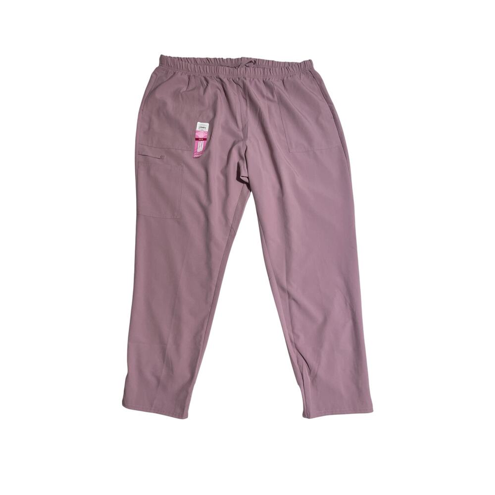 Scrubstar Pull On Scrub Pants 2XL Mauve Haze Jogger Medical NWT Workwear